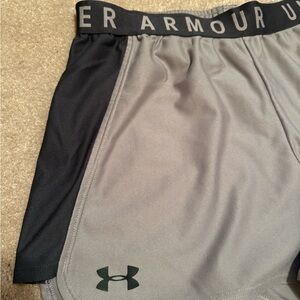 Under Armour Light Gray Performance Shorts